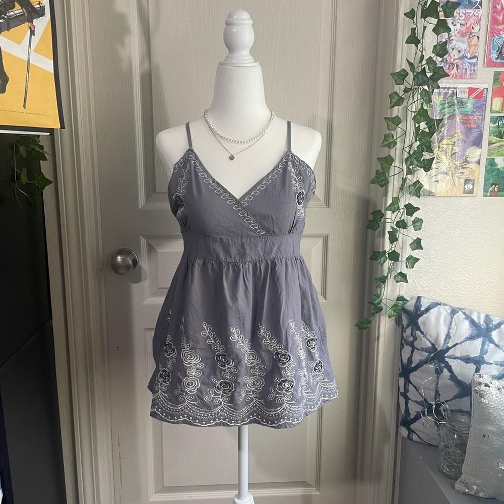 y2k purple tank top